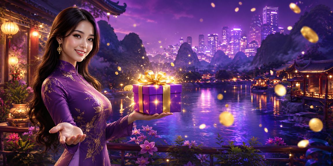 Khung cảnh casino cá cược tại Ninh Bình về đêm với ánh đèn neon